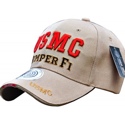 Baseball Caps USMC Semper FI Baseball Hat Embroidered Adjustable US Army Cap - CU18DWCCGNM $27.69