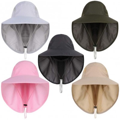 Sun Hats Sunhat Protection Outdoor Fishing - Beige - CD18W8DE6A0 $10.95