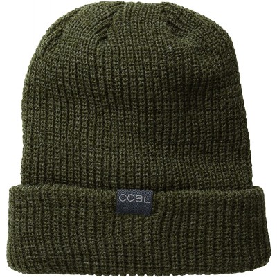 Skullies & Beanies Men's The Stanley Beanie - Heather Olive - CW120R1AI81 $15.17