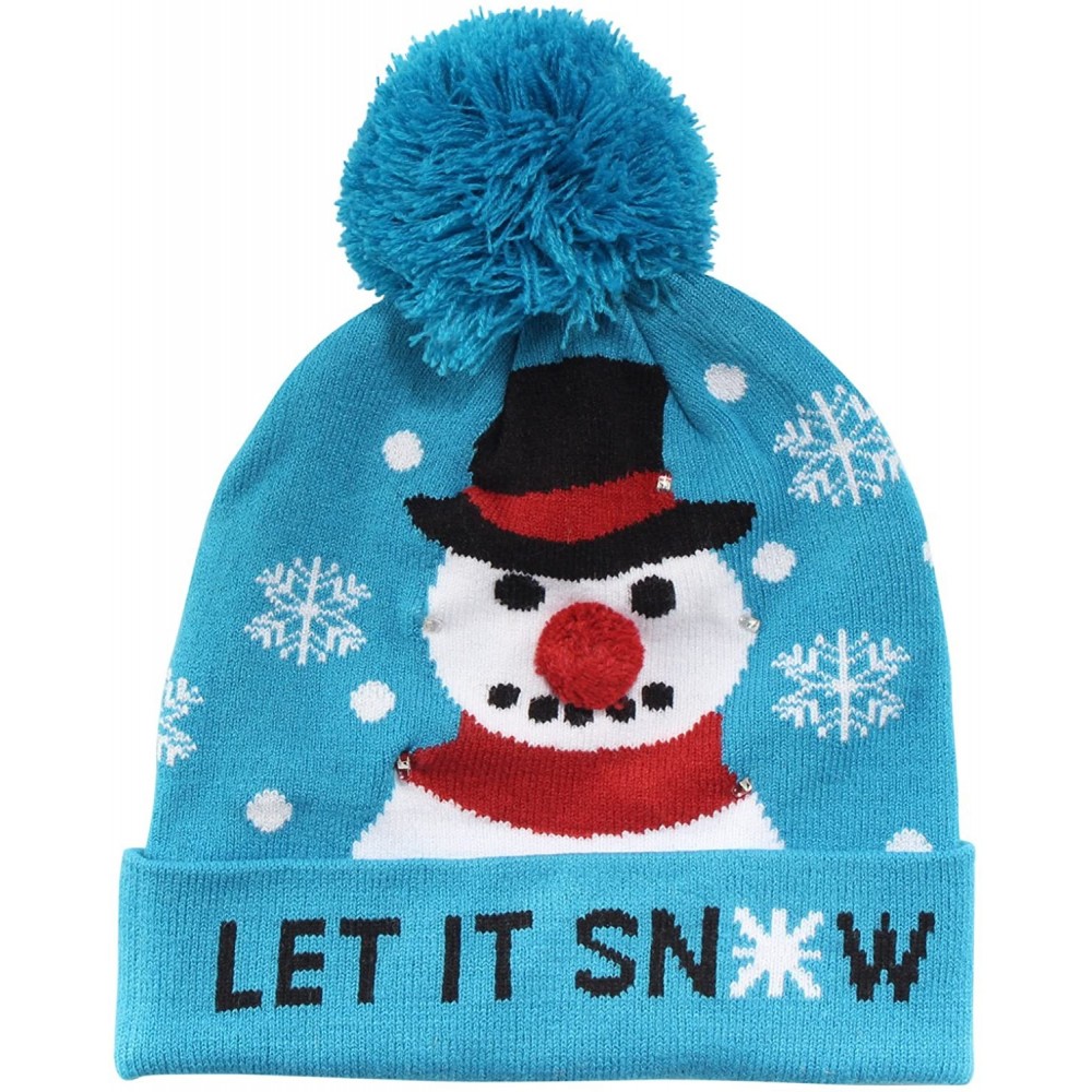 Skullies & Beanies Cozy Winter Christmas Theme Hat - Let It Snow - CG18EST4TL0 $12.35