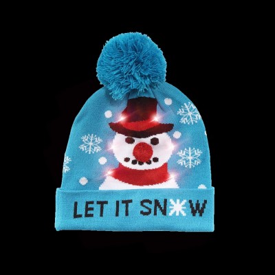 Skullies & Beanies Cozy Winter Christmas Theme Hat - Let It Snow - CG18EST4TL0 $12.35