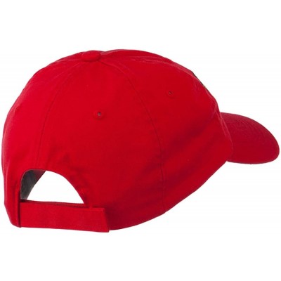 Baseball Caps Victory Embroidered Washed Cap - Red - C911MJ3U39V $24.58