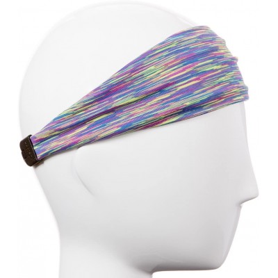 Headbands Xflex Space Dye Adjustable & Stretchy Wide Headbands for Women - Heavyweight Space Dye Purple Multi - C317X6XC29C $...