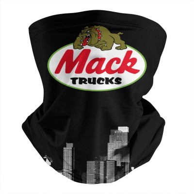 Balaclavas Mens Womens Mack-Trucks-Symbol-Logo-Neck Gaiter Multifunctional Face Cover Reusable - White-162 - CG1985ECRGD $27.12