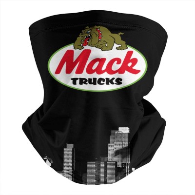 Balaclavas Mens Womens Mack-Trucks-Symbol-Logo-Neck Gaiter Multifunctional Face Cover Reusable - White-162 - CG1985ECRGD $18.20