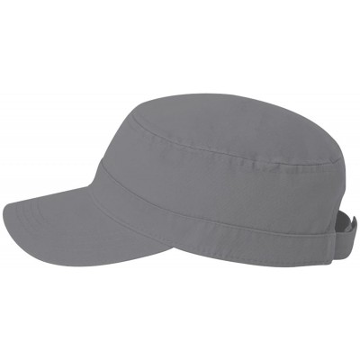 Baseball Caps Enzyme Washed Cotton Twill Cap - Storm - CN12JGAPTLF $11.44