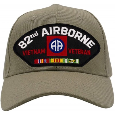 Baseball Caps 82nd Airborne - Vietnam War Veteran Hat/Ballcap Adjustable One Size Fits Most - Tan/Khaki - CR18RREEDWT $18.30