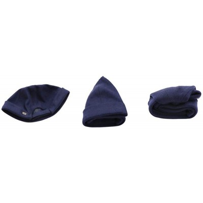 Skullies & Beanies Retro Rolled Cuff Skull Caps Brimless Beanie Hats for Men/Women - A-dark Blue - CB12MFUQJ9P $13.64