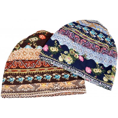 Skullies & Beanies Skullies Beanies Thin Bonnet Cap Autumn Casual Beanies Hat - 3 Pack - CR18ZKNQ9HK $19.85