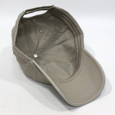 Baseball Caps Classic Washed Cotton Twill Low Profile Adjustable Baseball Cap - Dark Khaki - CR12C7ZA3MB $10.39