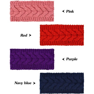 Cold Weather Headbands Headbands Braided Warmers Crochet - C718ME6DUI2 $22.74