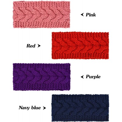 Cold Weather Headbands Headbands Braided Warmers Crochet - C718ME6DUI2 $12.81