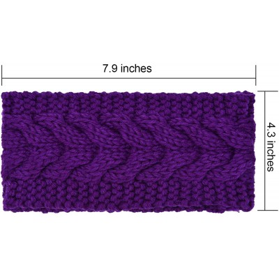 Cold Weather Headbands Headbands Braided Warmers Crochet - C718ME6DUI2 $12.81