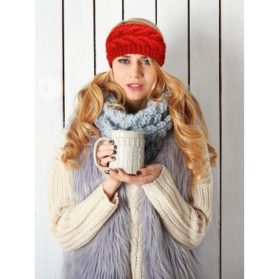 Cold Weather Headbands Headbands Braided Warmers Crochet - C718ME6DUI2 $12.81