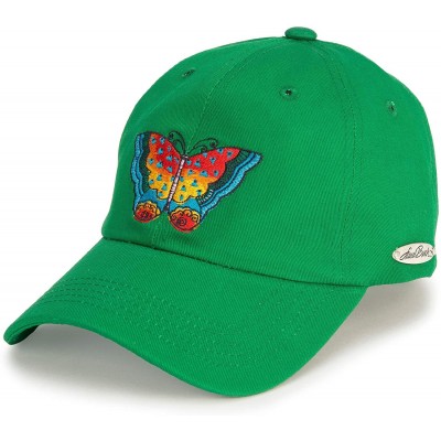 Baseball Caps Embroidered Baseball Hat - Butterfly - CE18OCWMQ2G $13.69