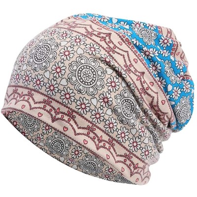 Skullies & Beanies Women's Soft Chemo Hat Beanie Sleep Cap for Cancer 3 Pack - C - CX12N8XRH14 $13.92