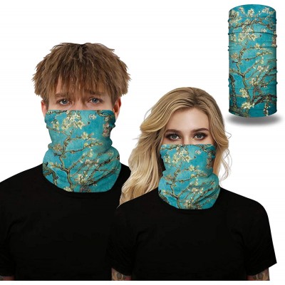 Balaclavas 3D Seamless Face Mask Rave Bandana for Men Women Neck Gaiter Scarf Dust Wind Balaclava Headwear - C7197THWOAK $12.84