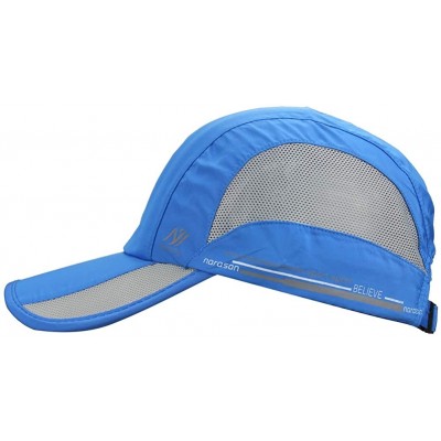 Baseball Caps Men Women Summer Mesh Snapback Running Baseball Tennis Ball Golf Hats Caps Visor - Royal Blue - CZ12G5RMYB1 $8.73