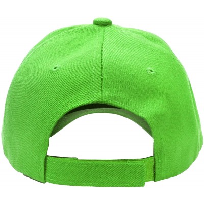 Baseball Caps 2pcs Baseball Cap for Men Women Adjustable Size Perfect for Outdoor Activities - Light Green/Light Green - CZ19...