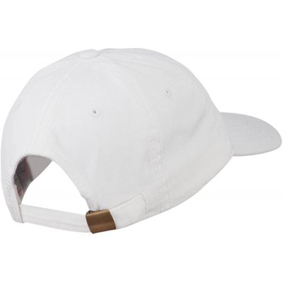 Baseball Caps Jesus Praying Embroidered Washed Cap - White - CK11MJ40N63 $23.29