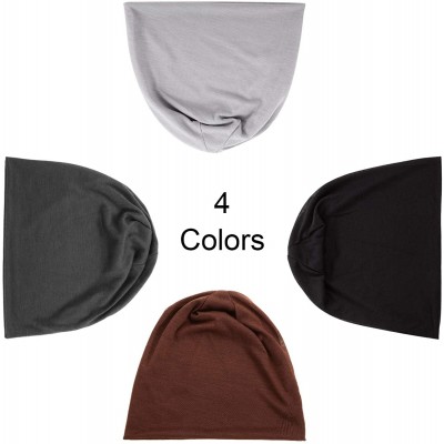 Skullies & Beanies 8 Pieces Knit Slouchy Beanie Hats Skull Cap Long Baggy Hip-hop Dwarf Hats - CQ18AC82X4Y $17.94