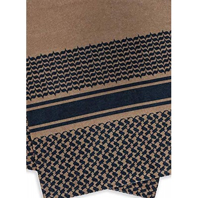 Balaclavas Bandana Neck Gaiter Scarf Breathable Headwear Cover Balaclava Head Buff Scarf - Brown - CG198S56C6W $11.36