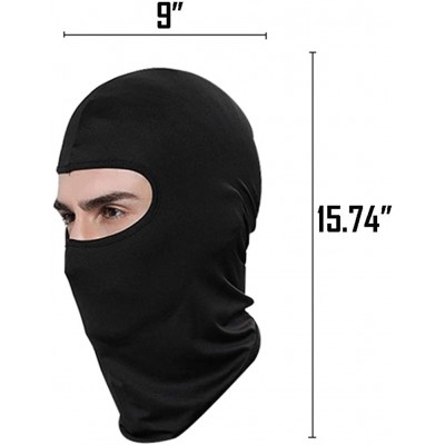 Balaclavas Ultra Thin CS Outdoor Balaclava Lycra Face Mask Cycling Hood Hat - Light Gray C - CP196U0OGNE $12.76