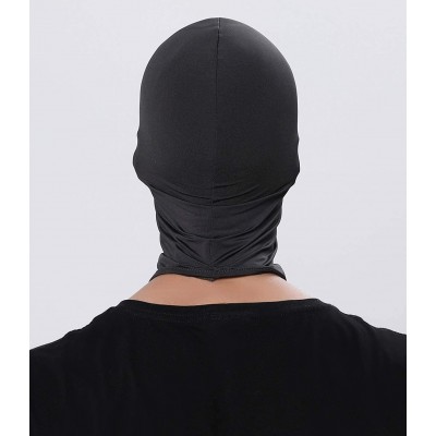 Balaclavas Ultra Thin CS Outdoor Balaclava Lycra Face Mask Cycling Hood Hat - Light Gray C - CP196U0OGNE $12.76