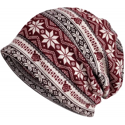 Skullies & Beanies Unisex Amazing Hat and Scarf Dual-use Multifunctional Knit Headband - Multi Color 14 - CF186E246EQ $12.33