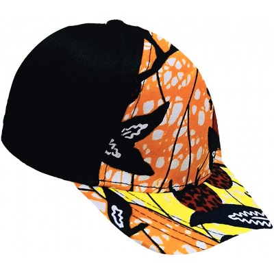 Baseball Caps African Print Hat Ankara Wax Hats - G - CU18YZQ75SU $42.71