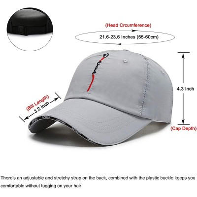 Baseball Caps Outdoor Sun Visor Hats Lightweight Waterproof Breathable Sports Hat UPF50+ Ultra Thin Cooling Baseball Hats - C...