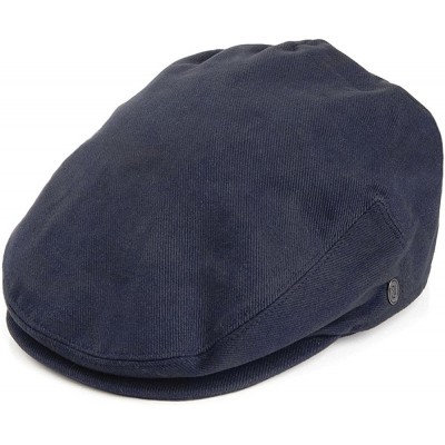 Newsboy Caps Lightweight Classic Cotton Ivy/Newsboy/Paperboy/Flat Cap Hat with Fixed Sizing and Satin Lining - Navy - CW1147S...