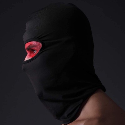 Balaclavas Multi-Purpose Balaclava Wind Cap Motorcycle Ski Scarf Full Face - Orange - CS11R4RCJUN $8.85