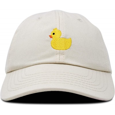 Baseball Caps Cute Ducky Soft Baseball Cap Dad Hat - M / L / Xl - Beige - CT18LYGGW2N $14.25