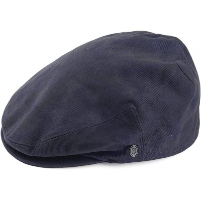 Newsboy Caps Lightweight Classic Cotton Ivy/Newsboy/Paperboy/Flat Cap Hat with Fixed Sizing and Satin Lining - Navy - CW1147S...