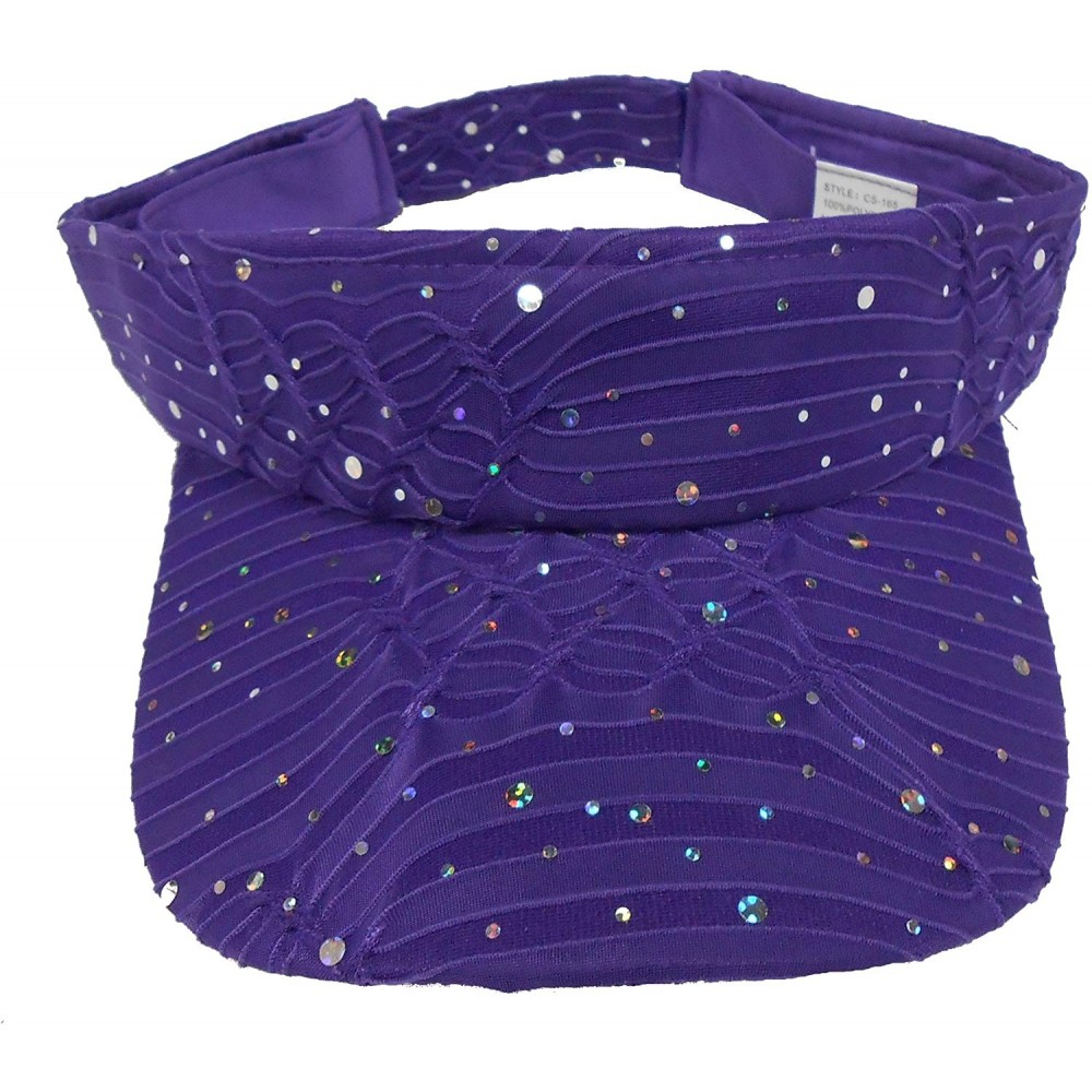 Visors Sparkle Sun Visor [632] - Purple - CV11CZ807UP $11.37