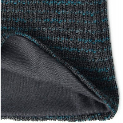 Skullies & Beanies Unisex Beanie Hat Slouchy Knit Cap Skullcap Stripe Baggy Style 1011 - Darkgrey - C1128MZ1X5H $9.99