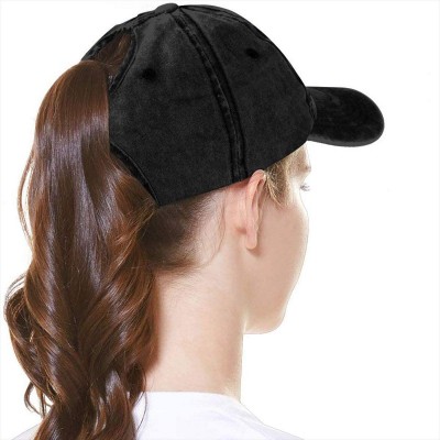 Baseball Caps Life is Better with Chickens Around Vintage Adjustable Ponytail Cowboy Cap Gym Caps for Female Women Gifts - CR...