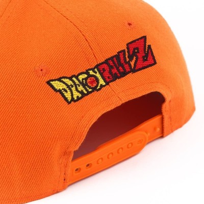 Skullies & Beanies Anime Dragon Ball Z Baseball Cap Canvas Snapback Cap Hip-Hop Flat Hat - Orange & Black - CD18ET0864O $8.68