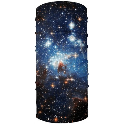 Balaclavas Face Mask Seamless Rave Bandana Dust Wind UV Protection Neck Gaiter Mask Headwear - Galaxy4 - C2197T9MM76 $9.64