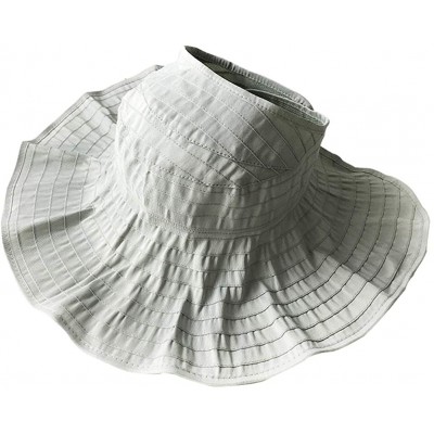 Sun Hats Womens Packable Outdoor Wide Brim - Gray - CX18T948TO8 $12.80