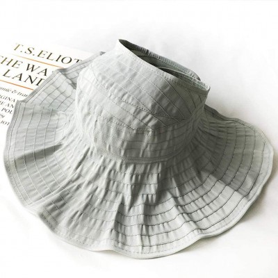 Sun Hats Womens Packable Outdoor Wide Brim - Gray - CX18T948TO8 $12.80
