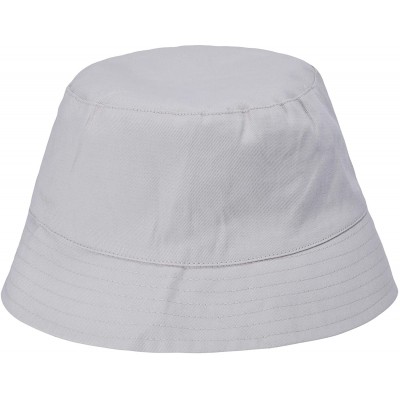 Bucket Hats Fashion Print Bucket Hat Summer Fisherman Cap for Women Men - Banana Leaves White - CS18AOKDCC7 $10.83