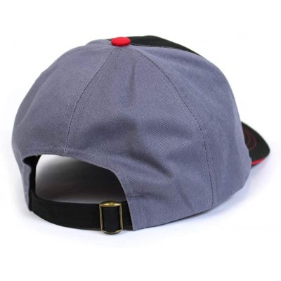 Baseball Caps IH 1066 Tractor Print Black and Grey Twill Cap OBT103 - CL18TYCDSEQ $15.63