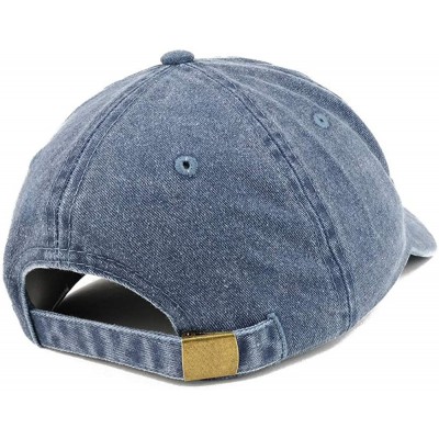 Baseball Caps Mom and Dad Pigment Dyed Couple 2 Pc Cap Set - Navy Navy - C218I7GL6LC $38.12