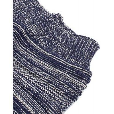 Berets Unisex Plain Long Beanie - Blue - CB11T8WIY1F $17.52