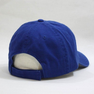 Baseball Caps Classic Washed Cotton Twill Low Profile Adjustable Baseball Cap - Blue - CC12DYZOPCD $10.86