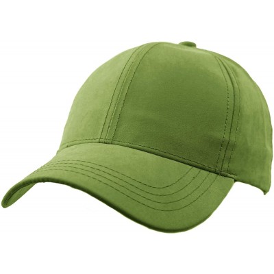 Baseball Caps Everyday Unisex Light Plain Blank Baseball Sun Visor Solid Cap Dad Hat Lt. Olive - C51853GKL6U $12.97