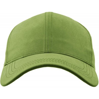 Baseball Caps Everyday Unisex Light Plain Blank Baseball Sun Visor Solid Cap Dad Hat Lt. Olive - C51853GKL6U $12.97
