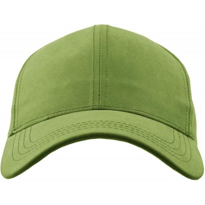 Baseball Caps Everyday Unisex Light Plain Blank Baseball Sun Visor Solid Cap Dad Hat Lt. Olive - C51853GKL6U $12.97